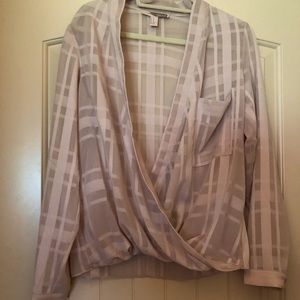 Crossover blouse